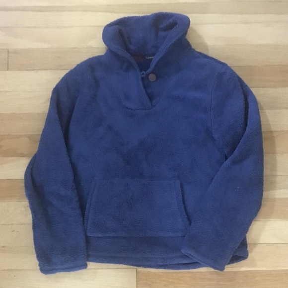 Lands’ End Blue Fleece - Picture 1 of 2